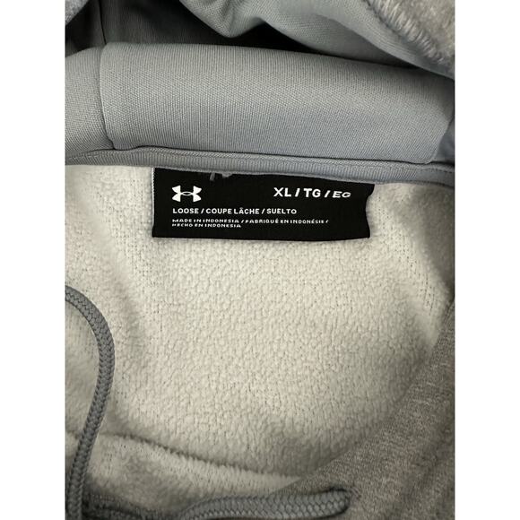 Under Armour Loose NCAA Towson University Maryland Flag Logo Hoodie Gray XL - Picture 4 of 5